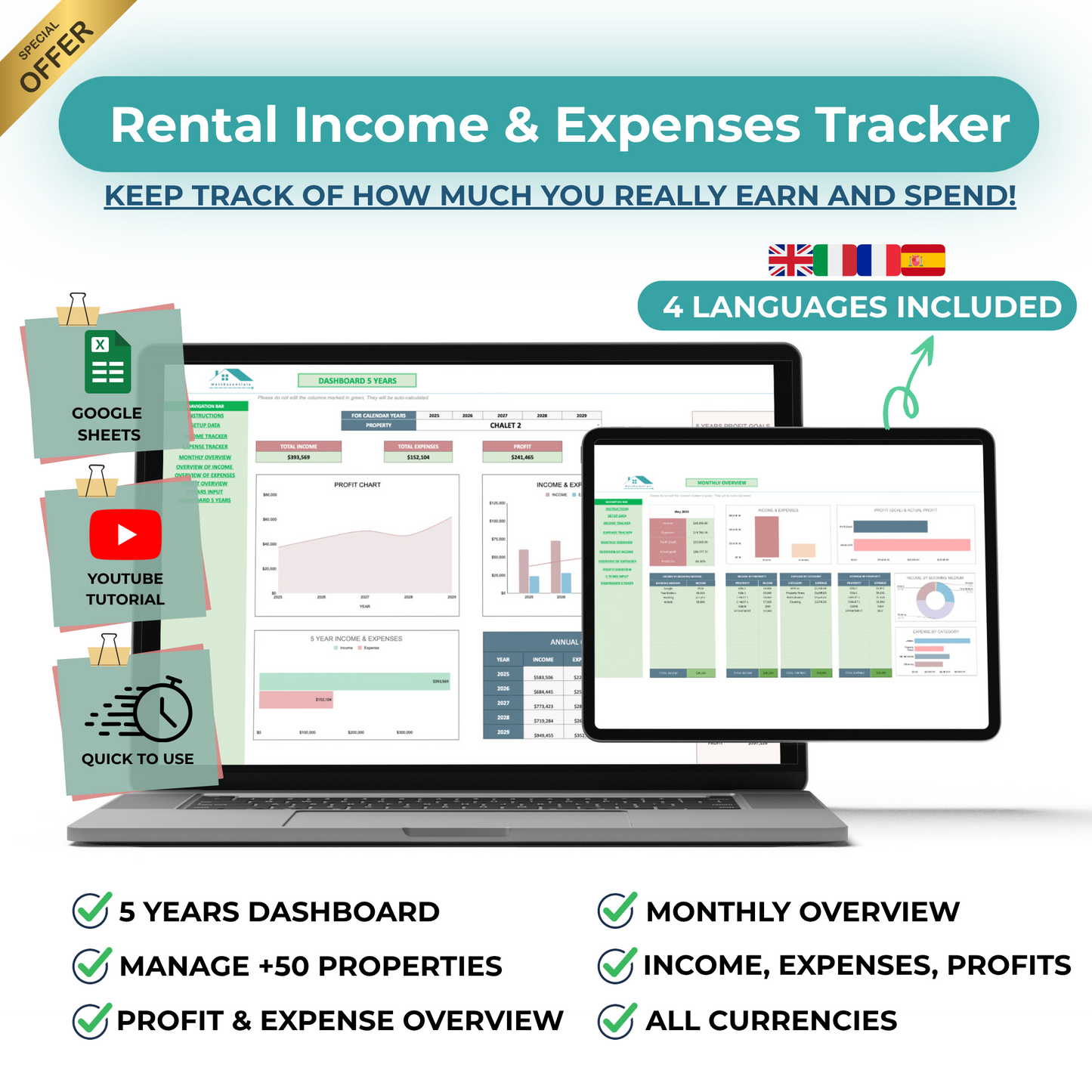 The Host Income & Expenses Tracker