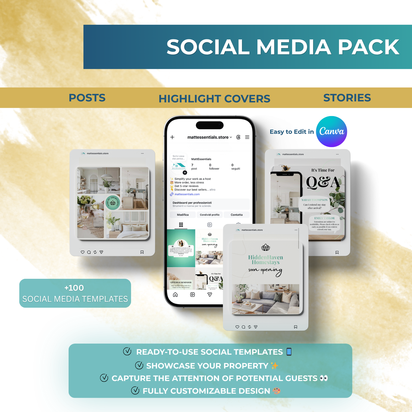 The Host Social Media Pack